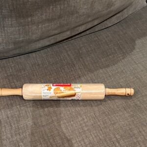 Goodcook Wood Rolling Pin - Natural Wood